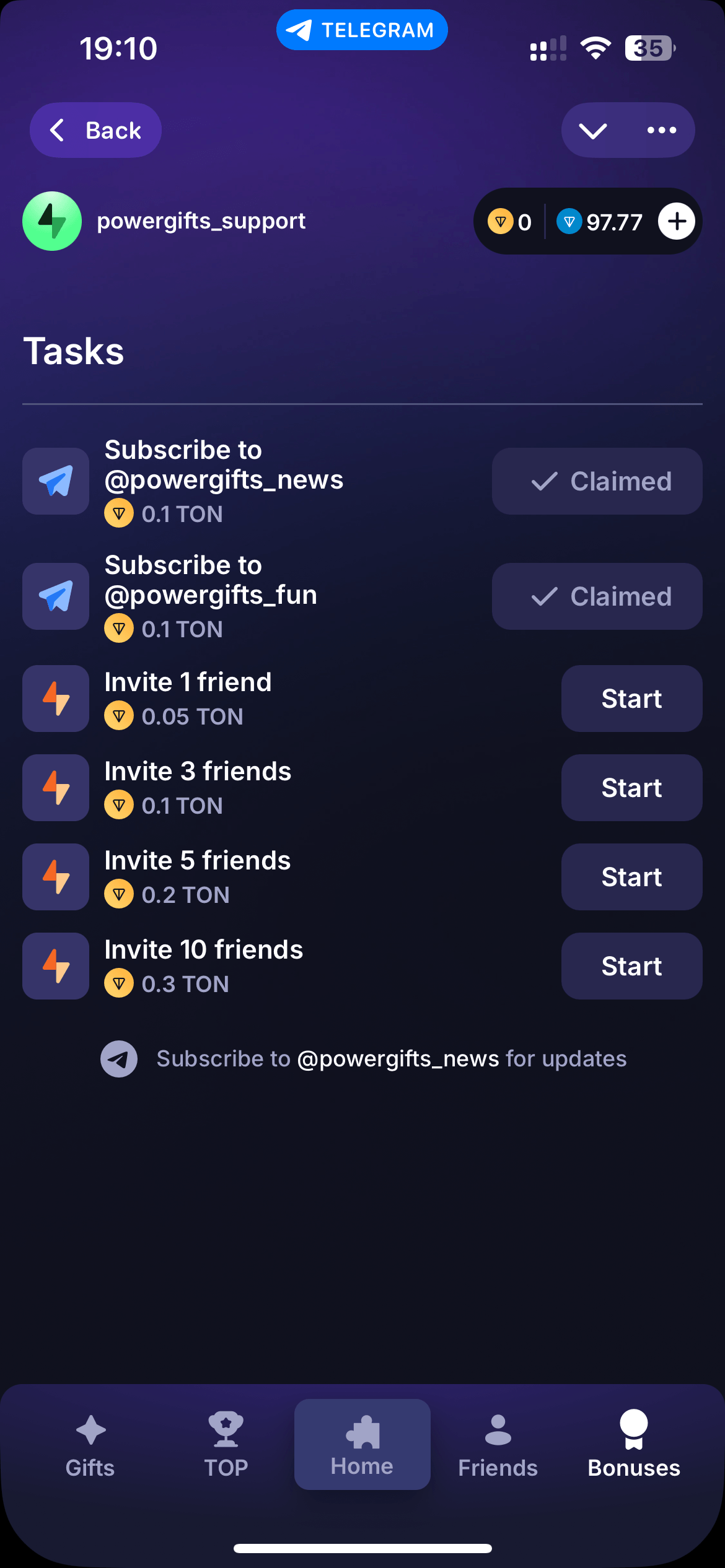 PowerGifts — Screenshot 2
