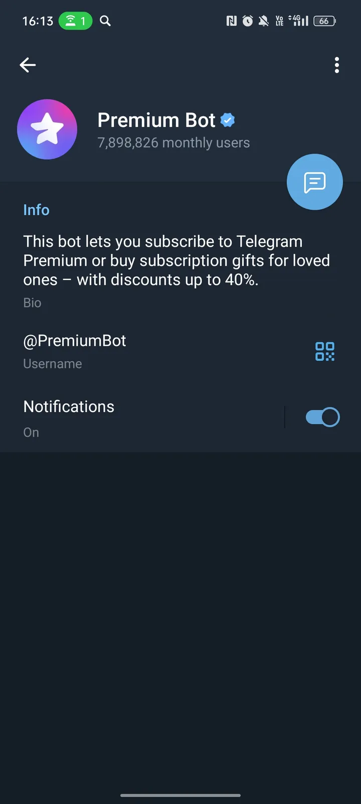 Premium Bot — Screenshot 3