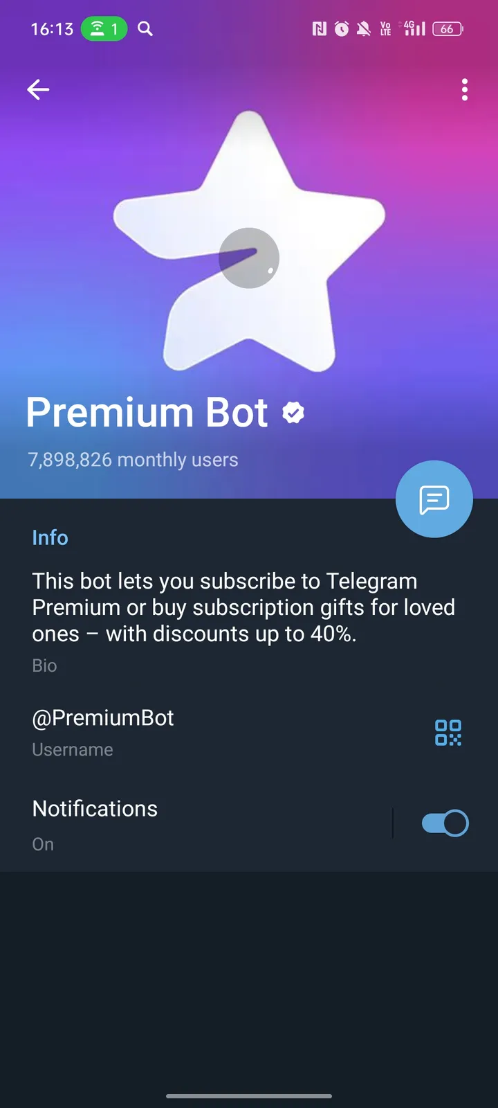 Premium Bot — Screenshot 4