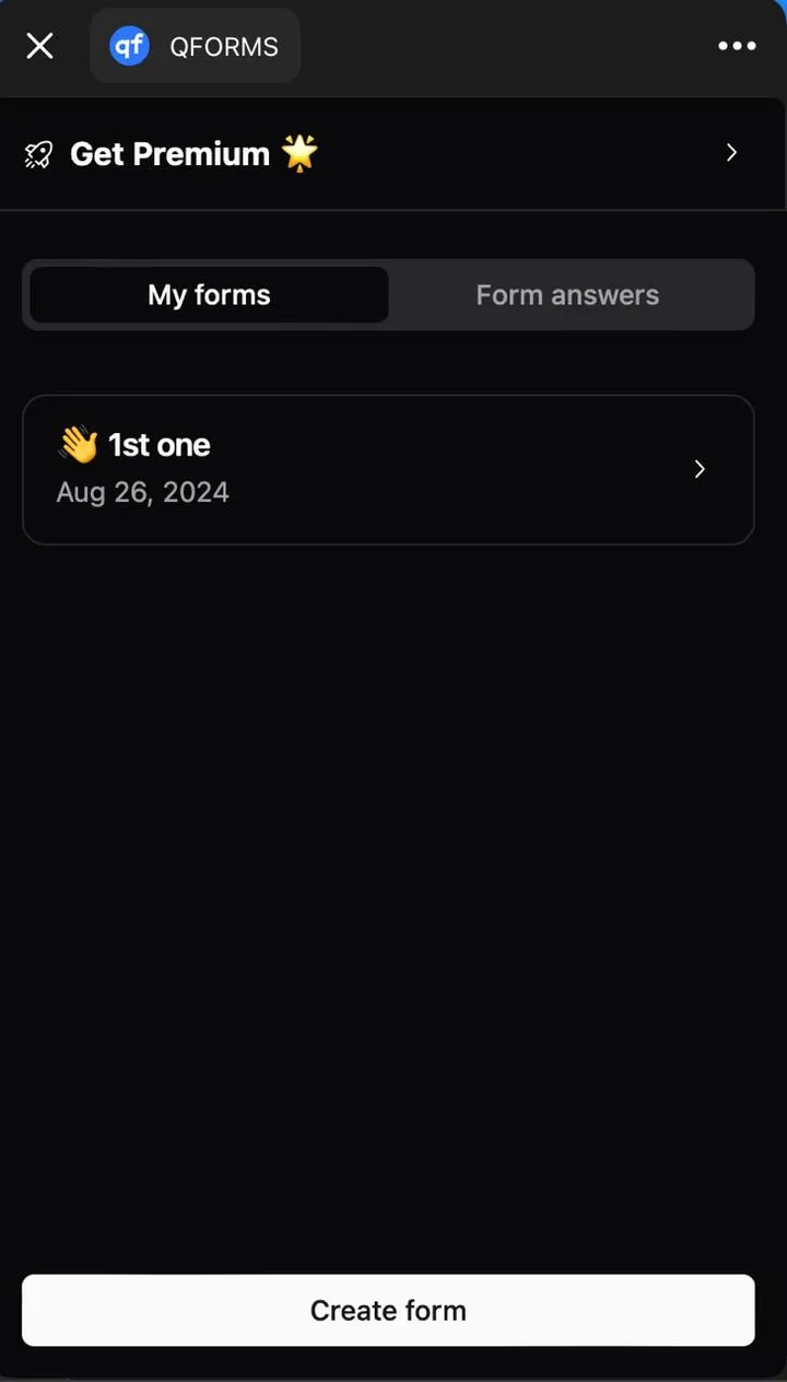 QFORMS — Screenshot 3