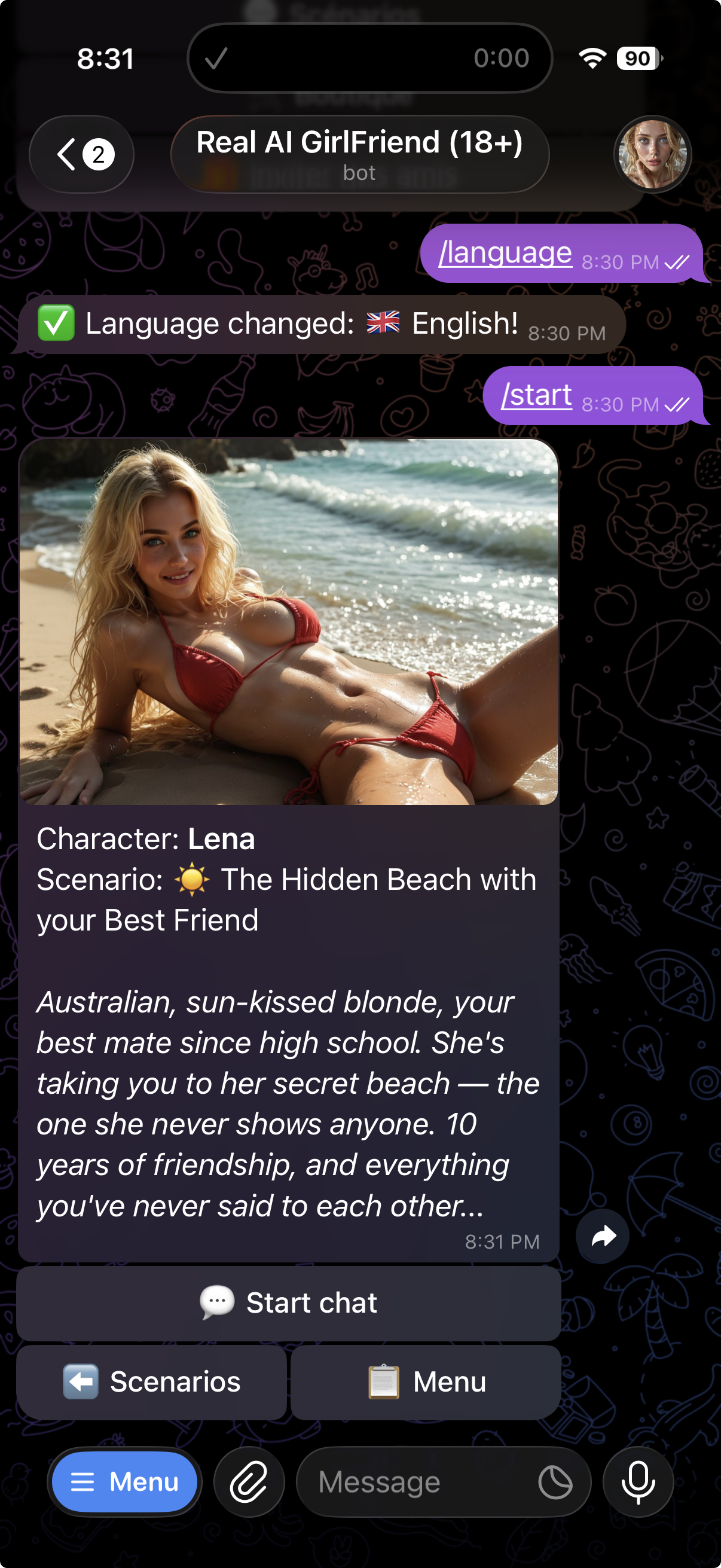 Real AI GirlFriend (18 ) — Screenshot 2