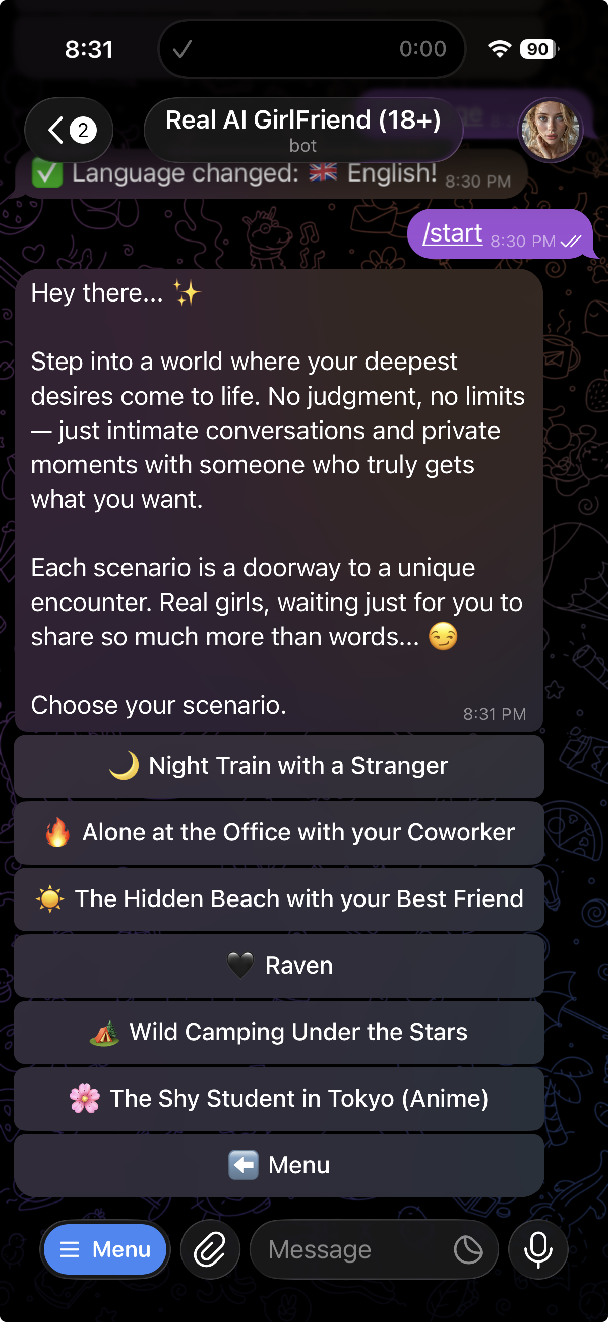 Real AI GirlFriend (18 ) — Screenshot 3