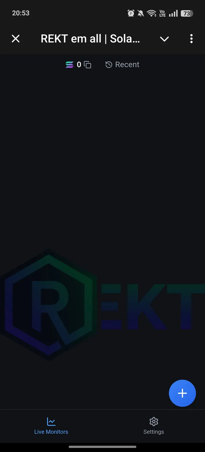 REKT em all | Solana bot — Screenshot 1