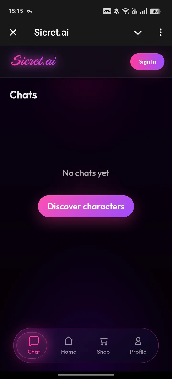 Sicret.ai — Screenshot 2