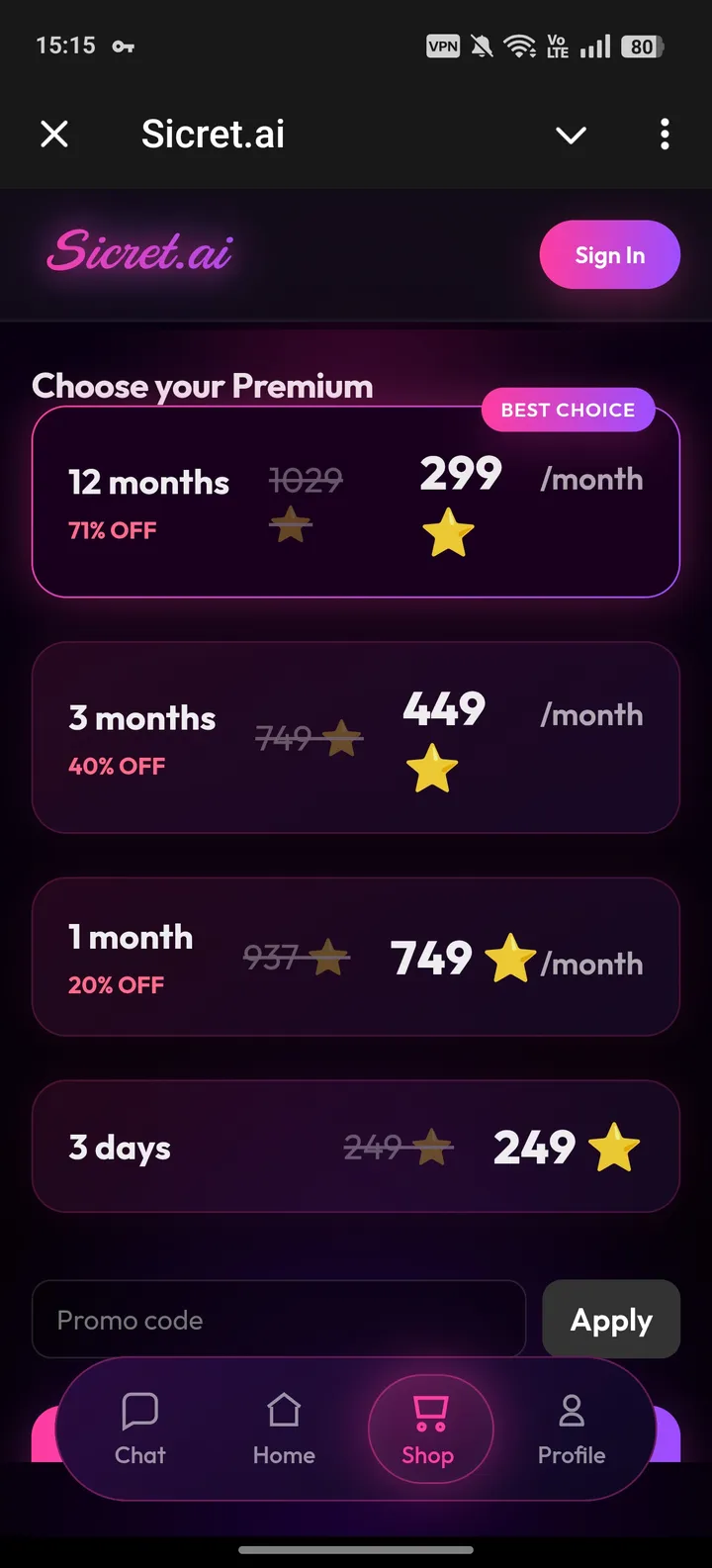 Sicret.ai — Screenshot 3
