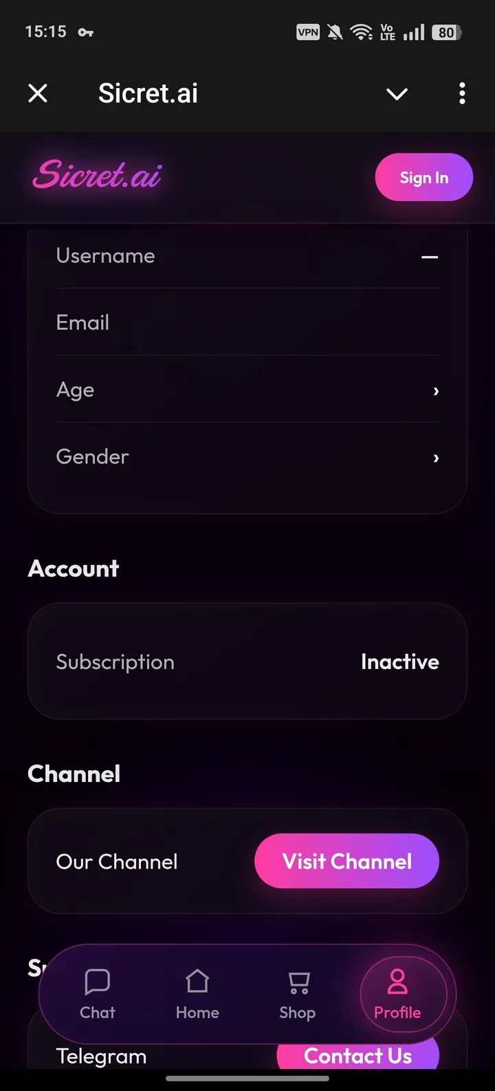 Sicret.ai — Screenshot 4