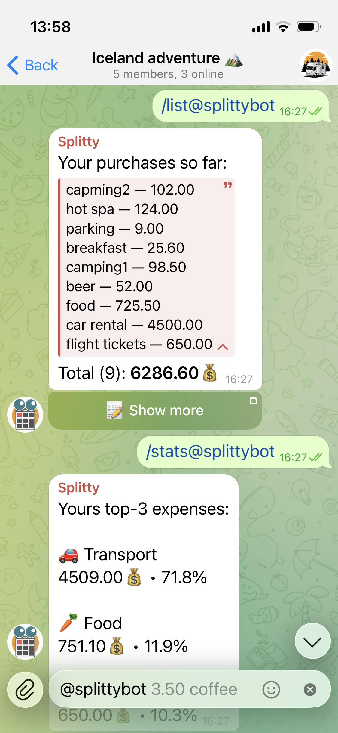 Splitty — Screenshot 4