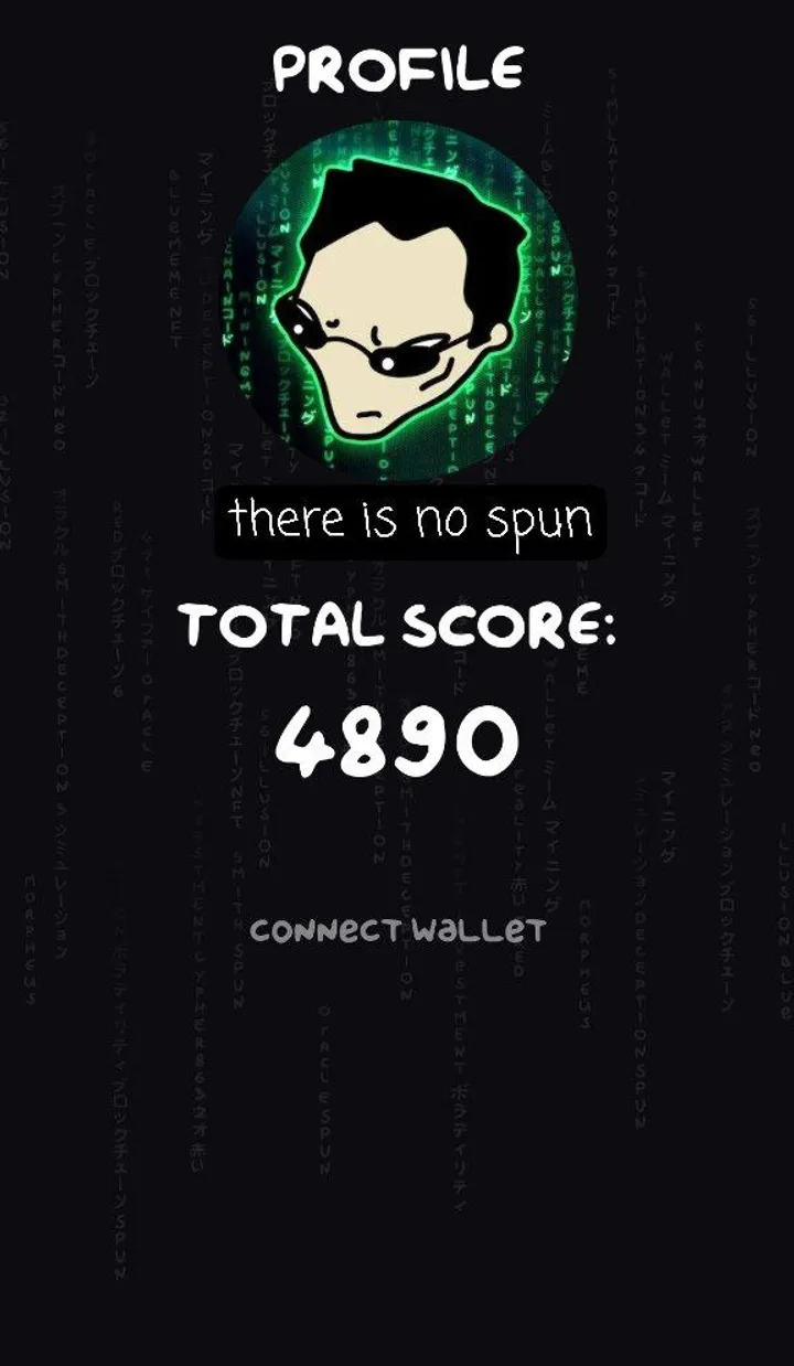 Spun Game App — Screenshot 1