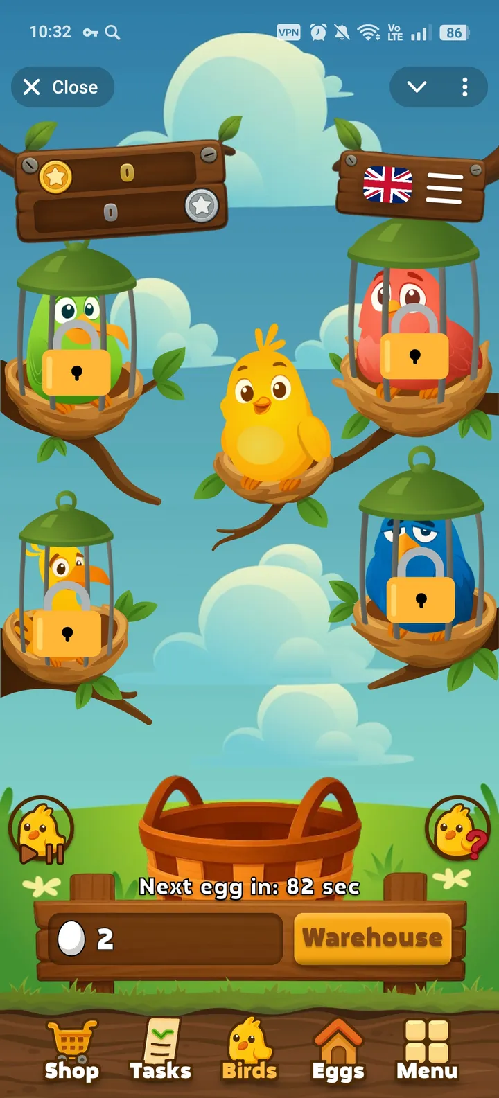 Stars Birds — Screenshot 1