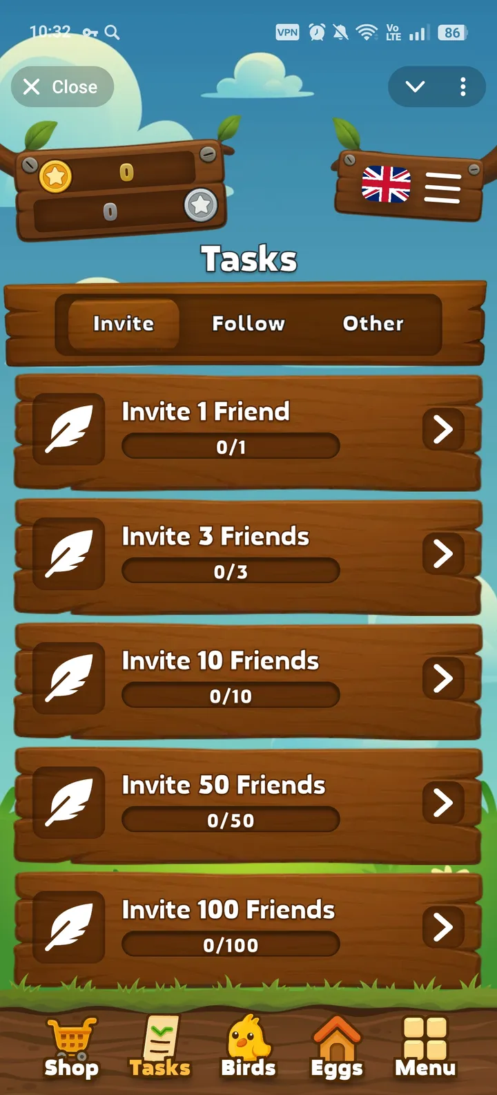 Stars Birds — Screenshot 2