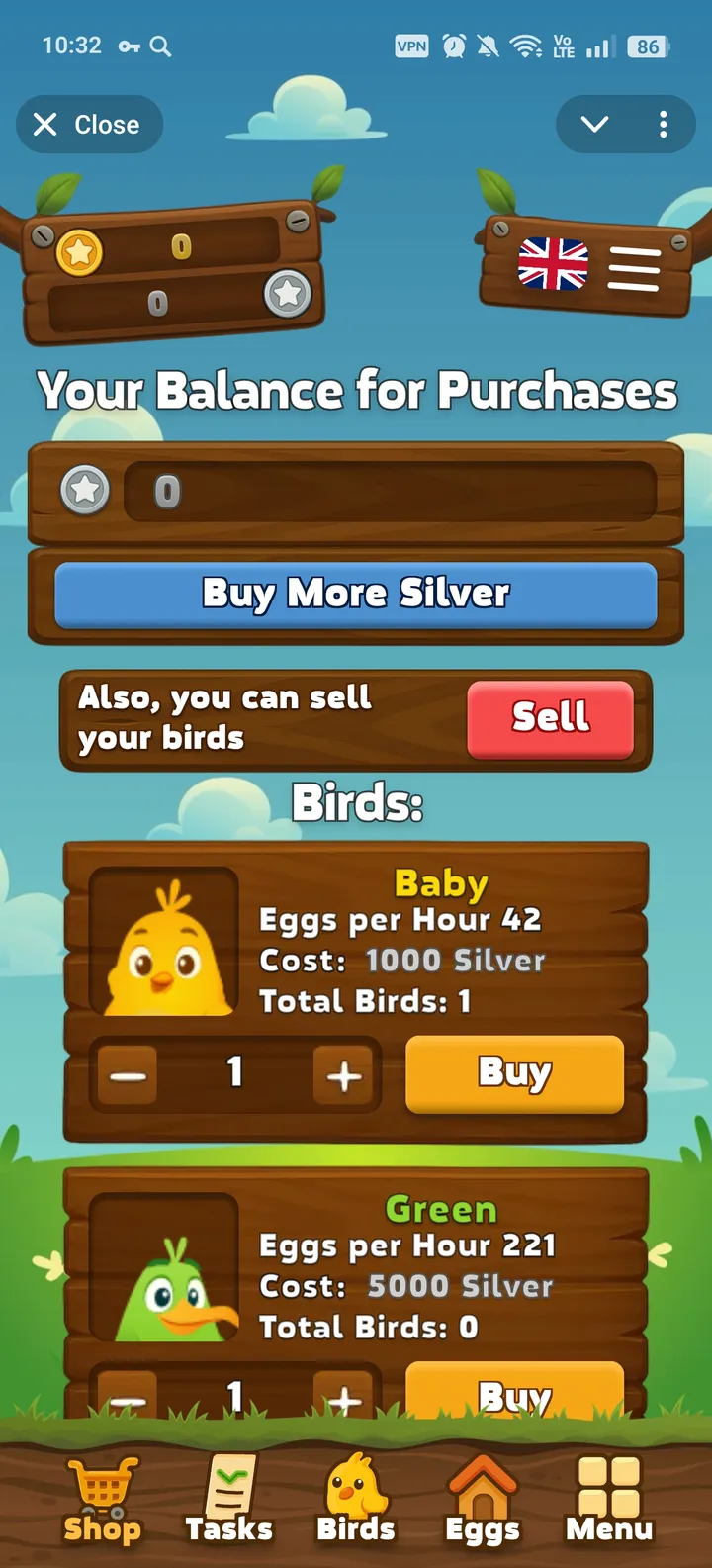 Stars Birds — Screenshot 4