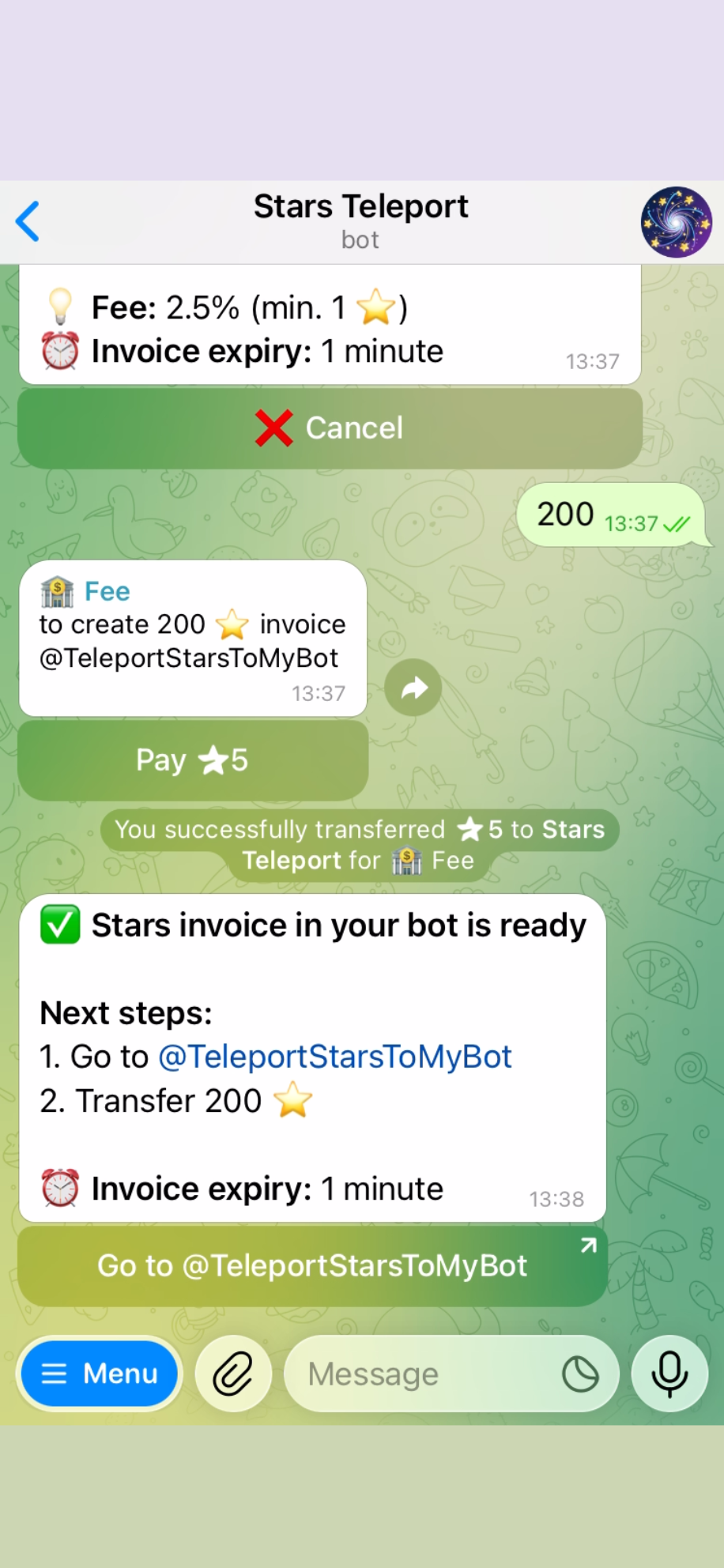 Stars Teleport — Screenshot 4