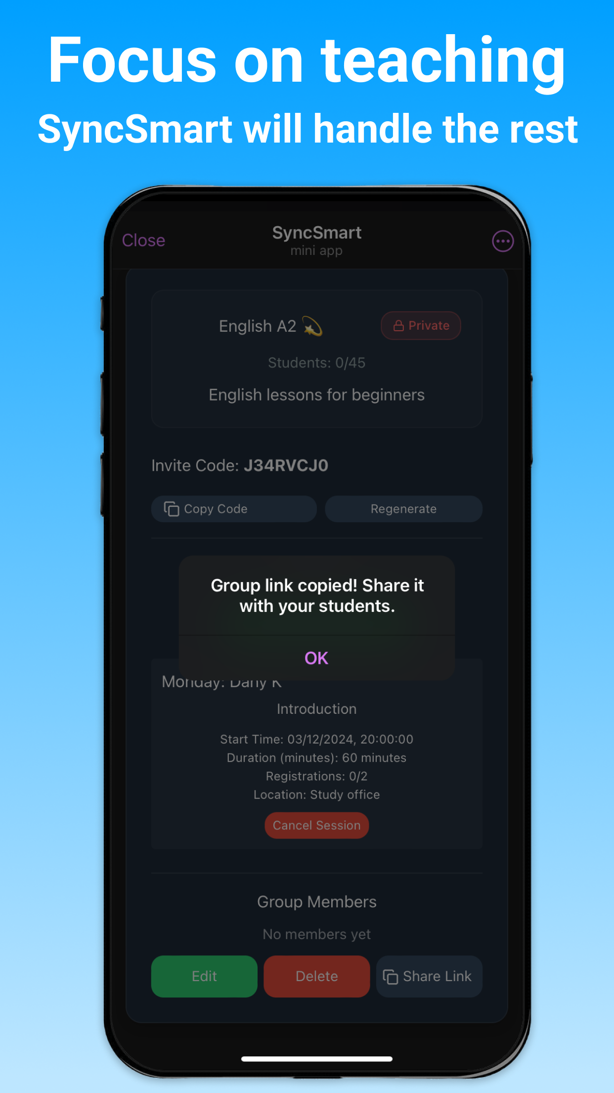 SyncSmart — Screenshot 1