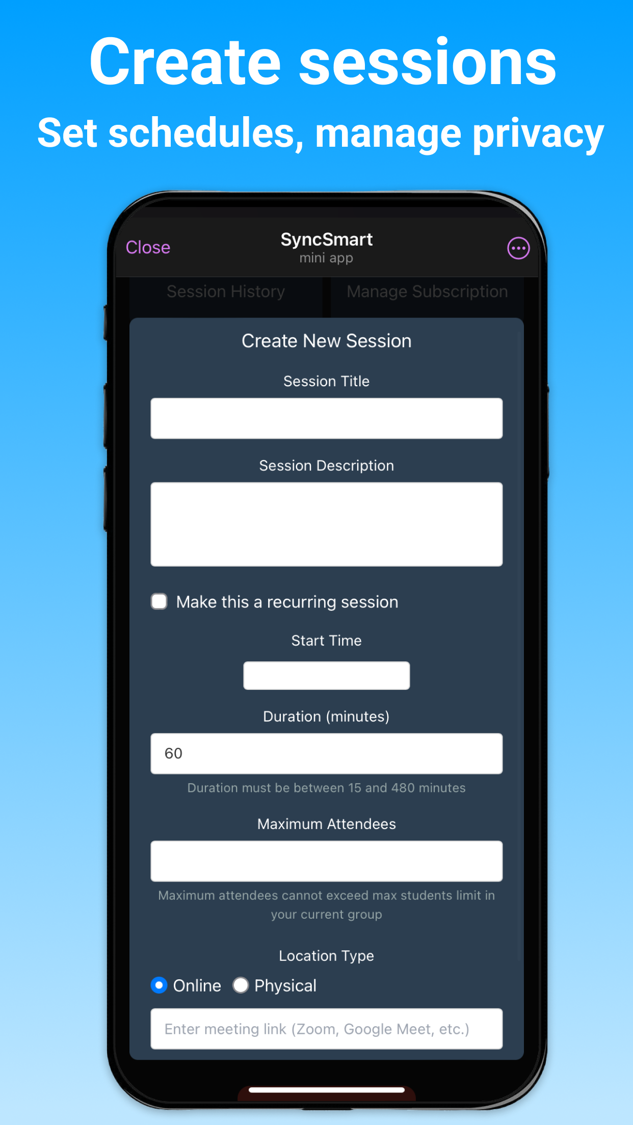 SyncSmart — Screenshot 3