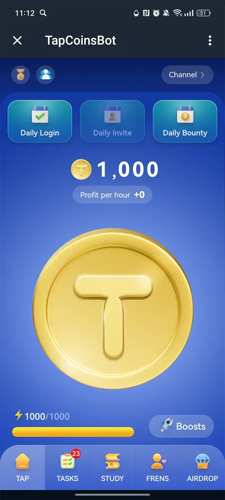 TapCoinsBot — Screenshot 4