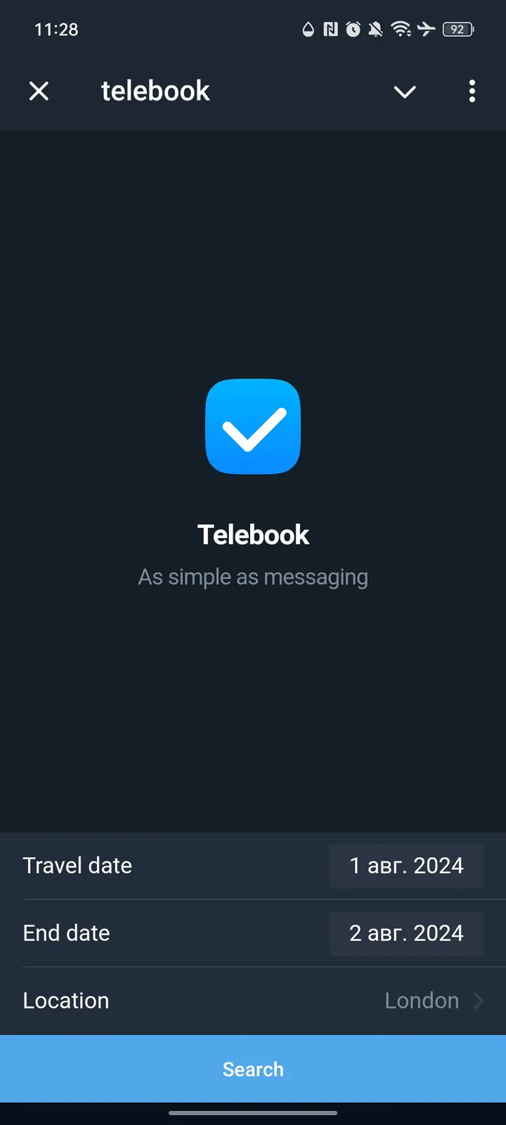 telebook — Screenshot 1