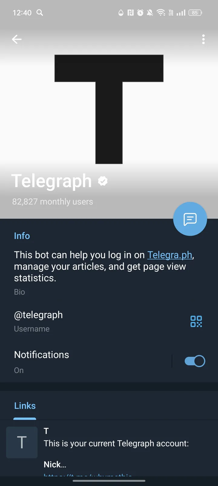 Telegraph — Screenshot 4