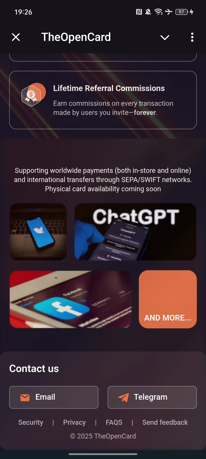 TheOpenCard — Screenshot 3