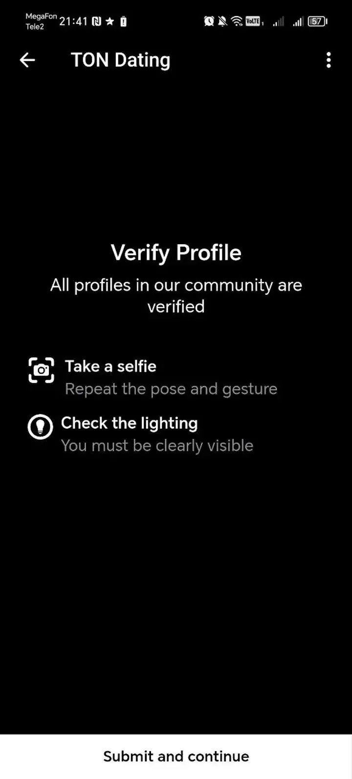 TON Dating — Screenshot 1