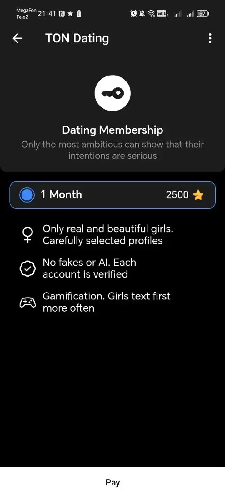 TON Dating — Screenshot 2