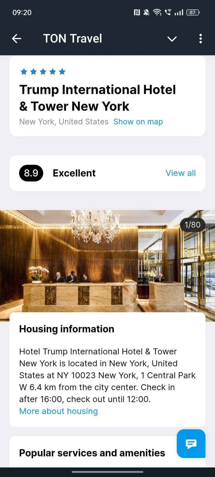 TON Travel — Screenshot 4