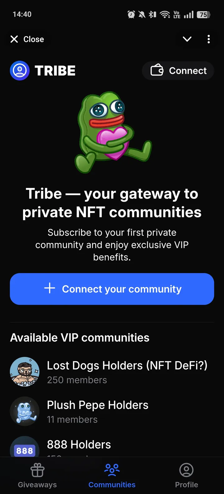 Tribe — Screenshot 1