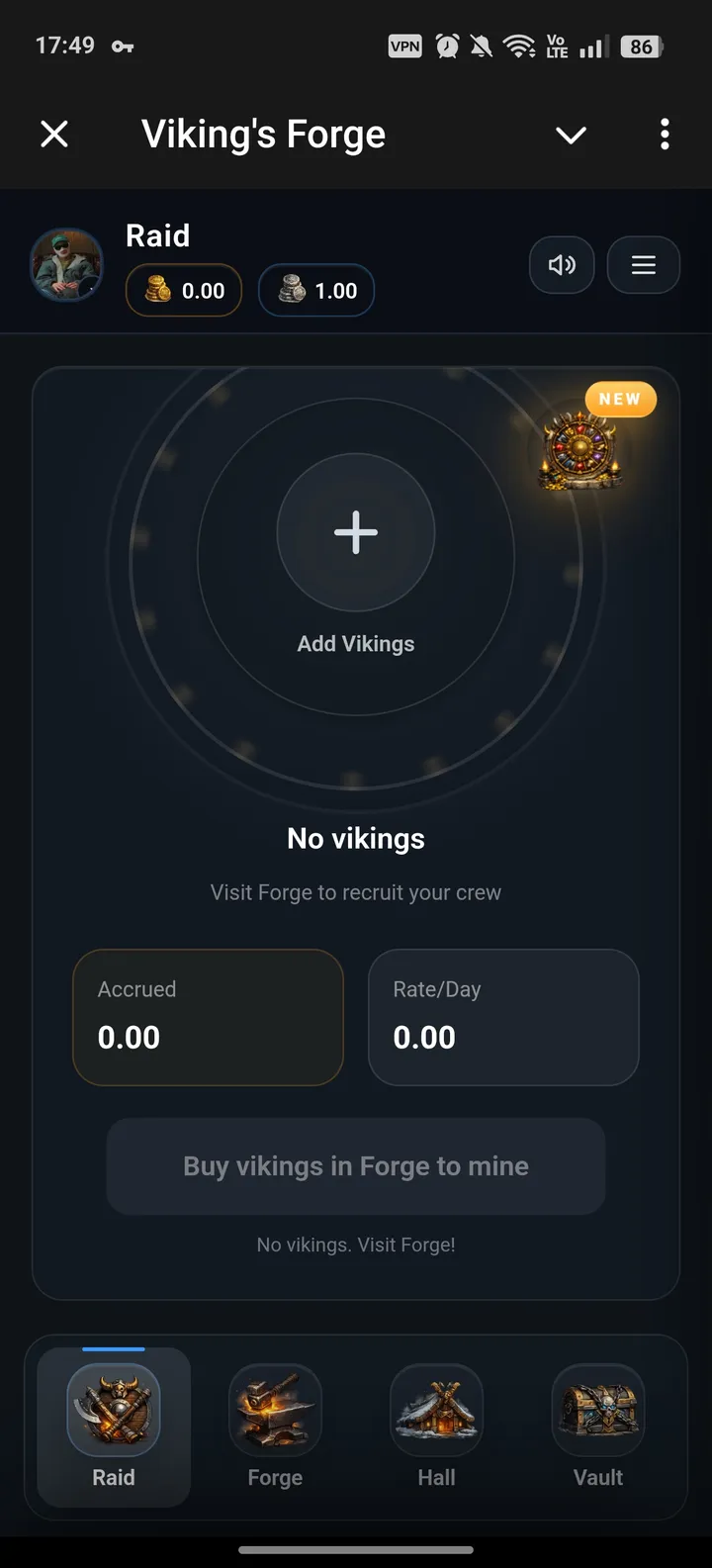 Viking's Forge — Screenshot 1