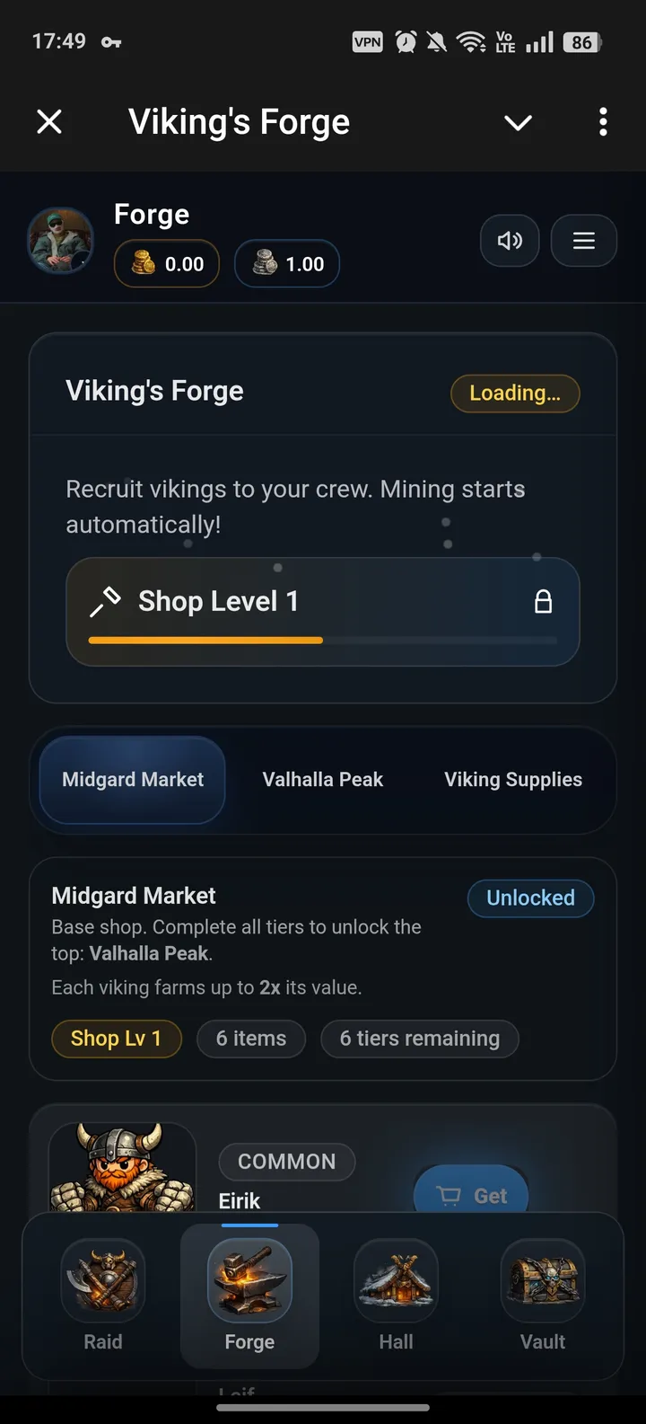 Viking's Forge — Screenshot 2