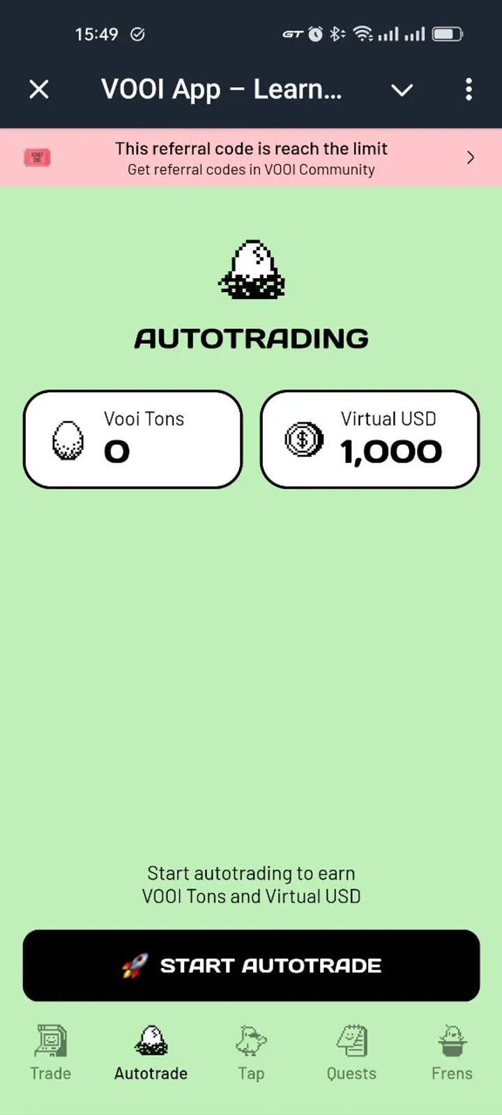 Vooi App — Screenshot 1