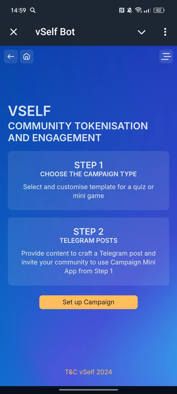 vSelf Bot — Screenshot 2