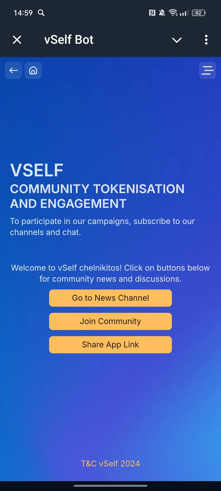 vSelf Bot — Screenshot 3