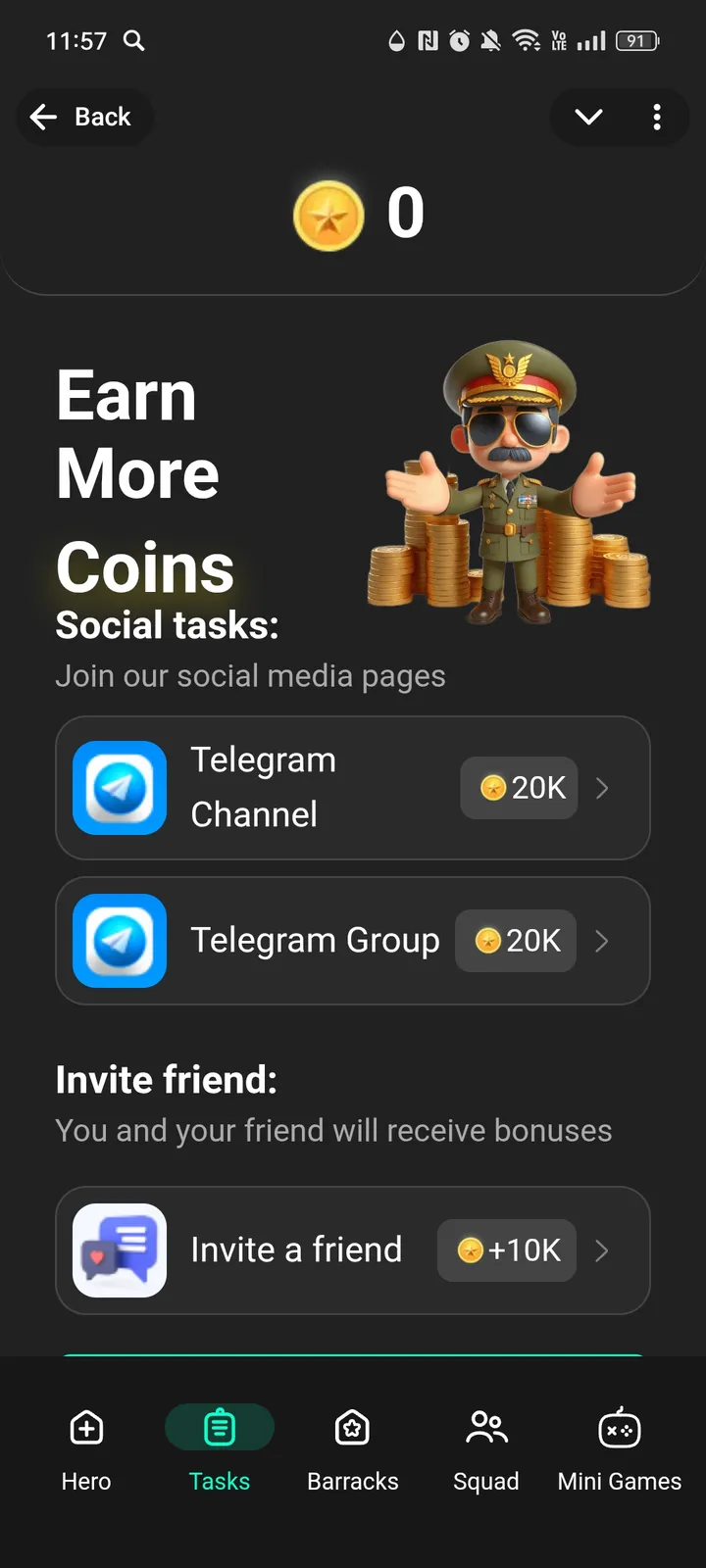 WarCoin — Screenshot 2