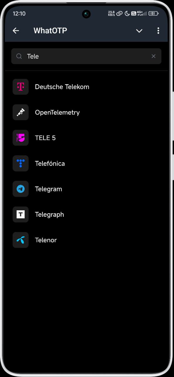 WhatOTP — Screenshot 3