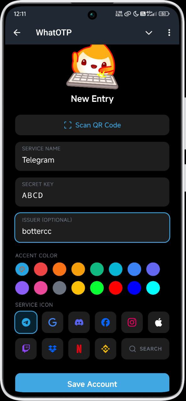 WhatOTP — Screenshot 4