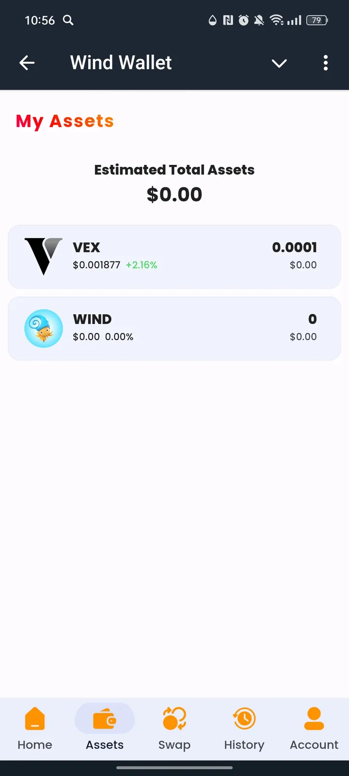 Wind Wallet — Screenshot 2