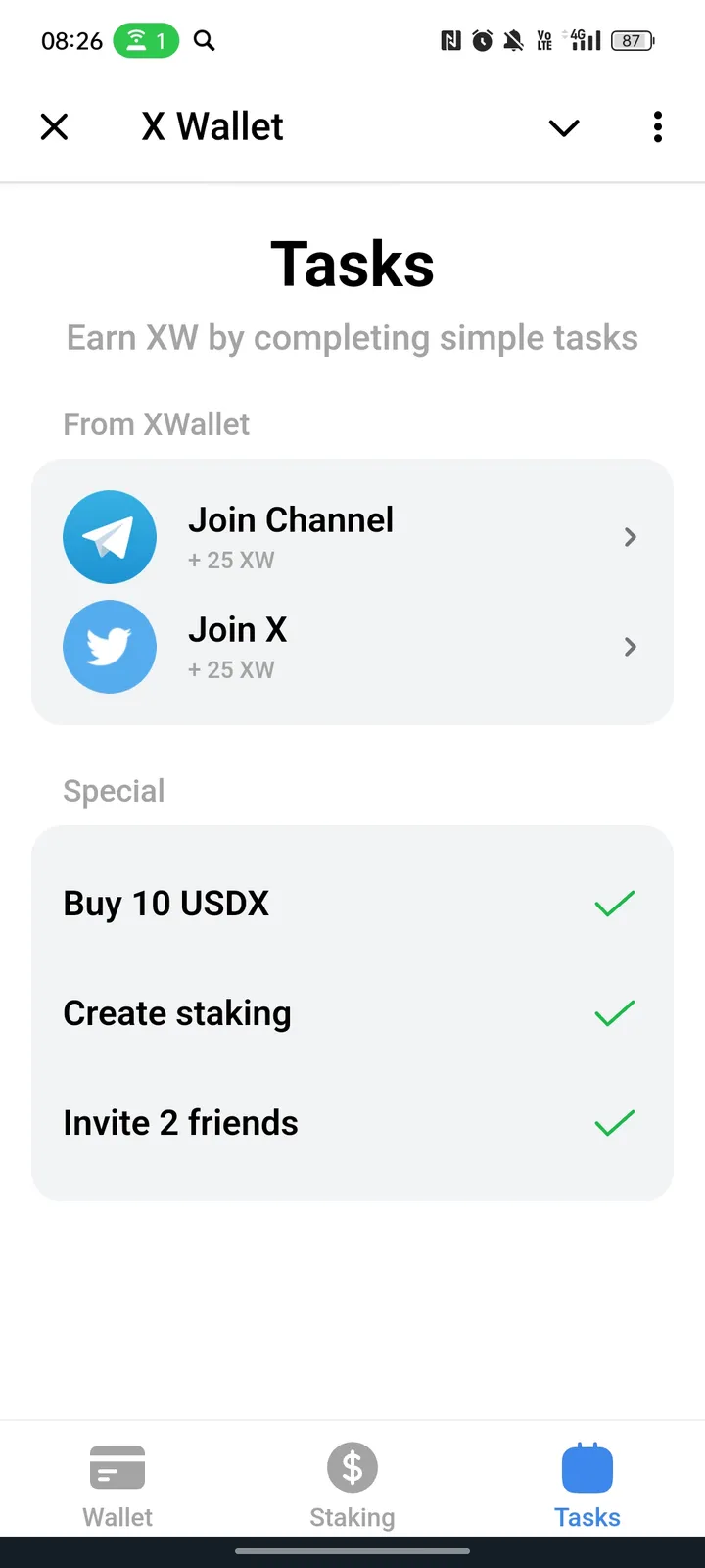 X Wallet — Screenshot 3