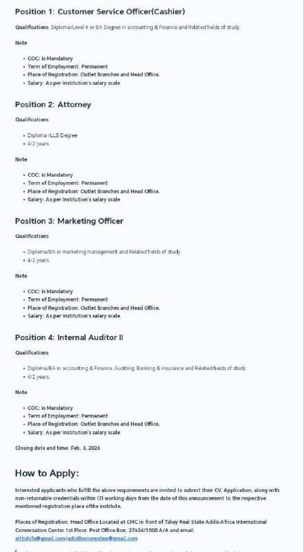Picture 1 from Ethiopian vacancy 2026-01-29 10:32:42