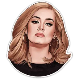 Adelemojis (by @xzawes) sticker 2