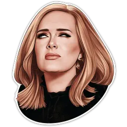 Adelemojis (by @xzawes) sticker 11