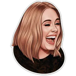 Adelemojis (by @xzawes) sticker 4