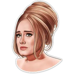 Adelemojis (by @xzawes) sticker 6