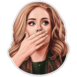 Adelemojis (by @xzawes) sticker 7