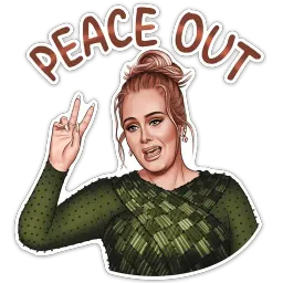 Adelemojis (by @xzawes) sticker 8