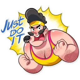 Aerobic Bob sticker 12