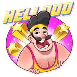 Aerobic Bob sticker 5