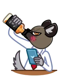 Aggretsuko sticker 11
