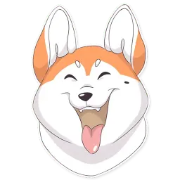 Akita sticker 2