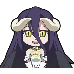 Альбедо из Overlord Telegram sticker pack
