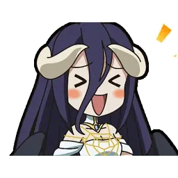 Альбедо из Overlord sticker 2