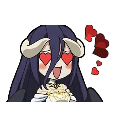 Альбедо из Overlord sticker 12